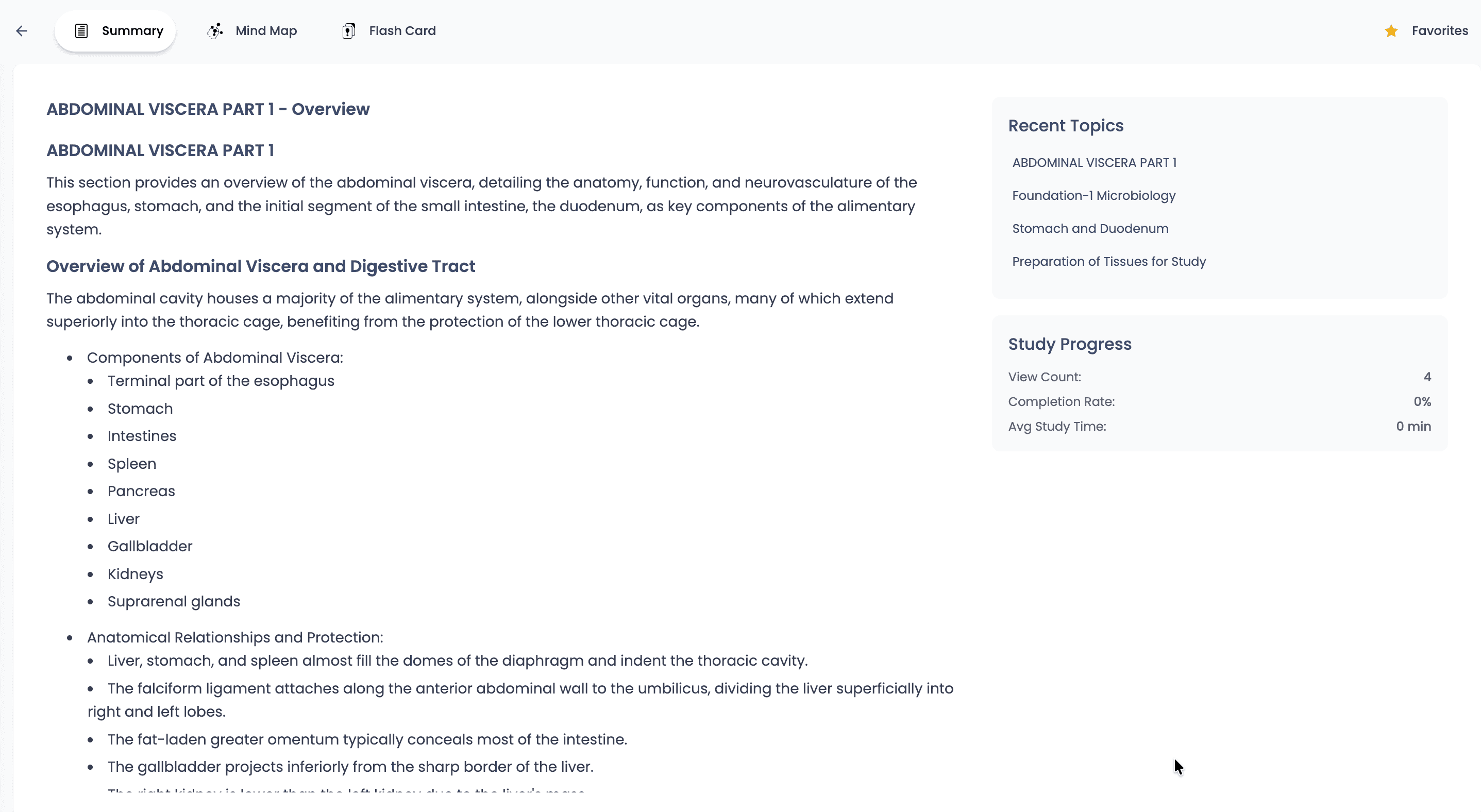 Topic Summaries